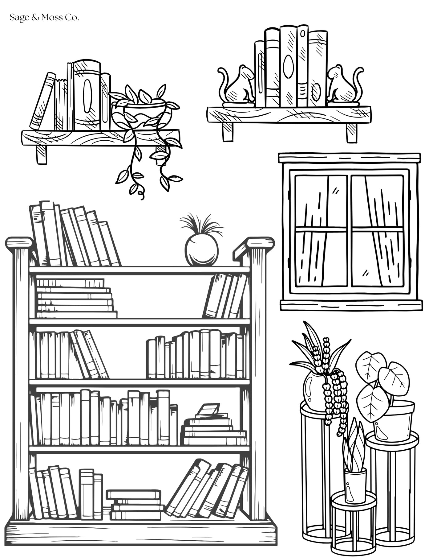 Coloring Book 30 Pages