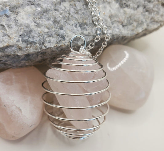 Quartz Crystal Necklace Large