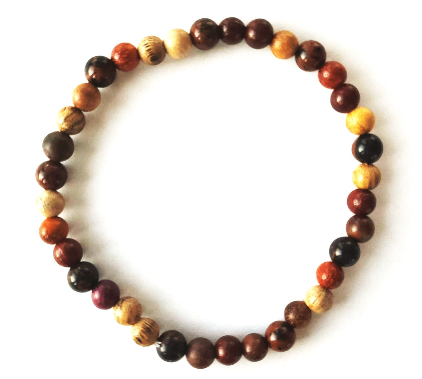 Assorted Wood, Wooden Jasper and Blue Sodalite